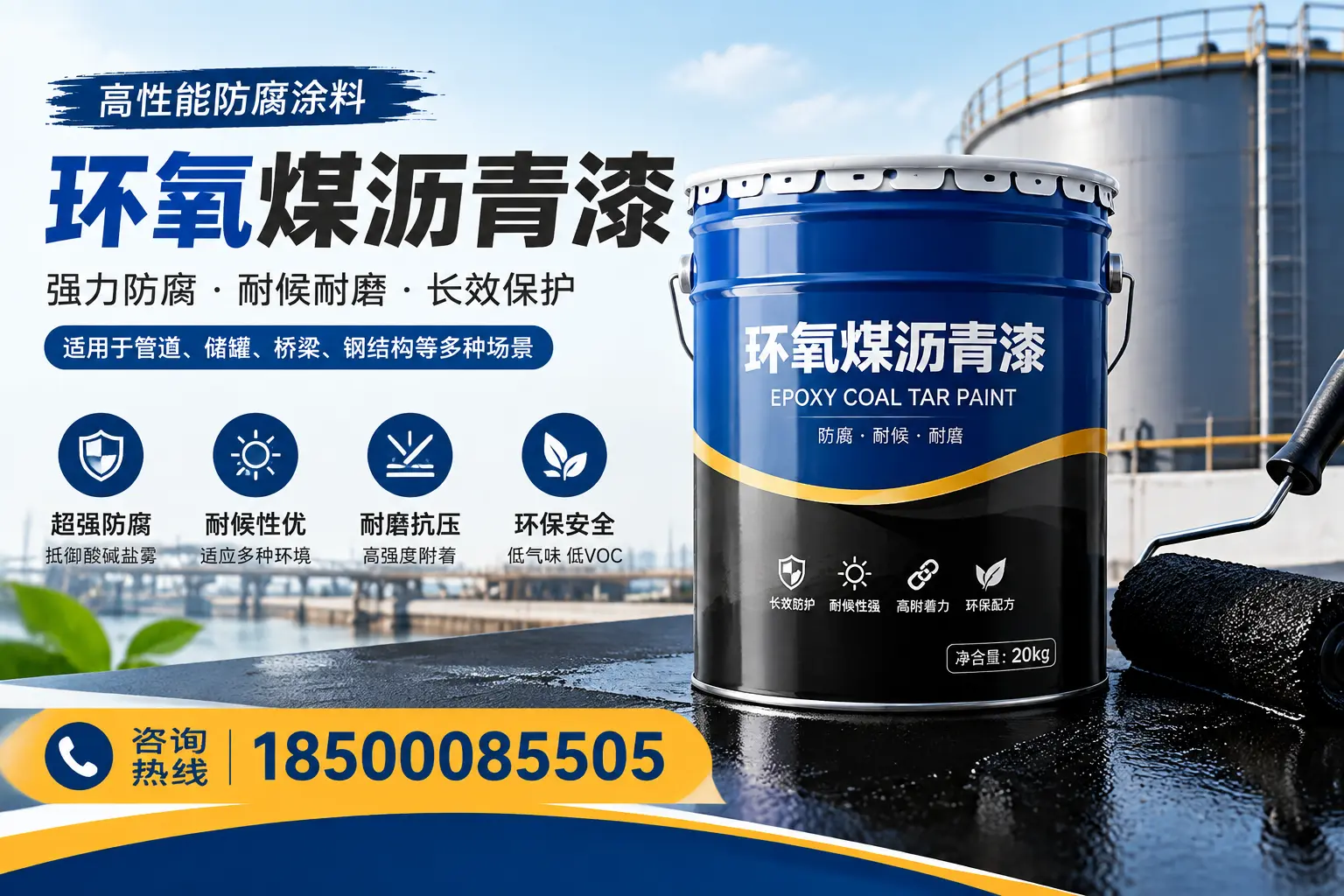 环氧煤沥青漆的施工步骤详解,白沙装修必备知识